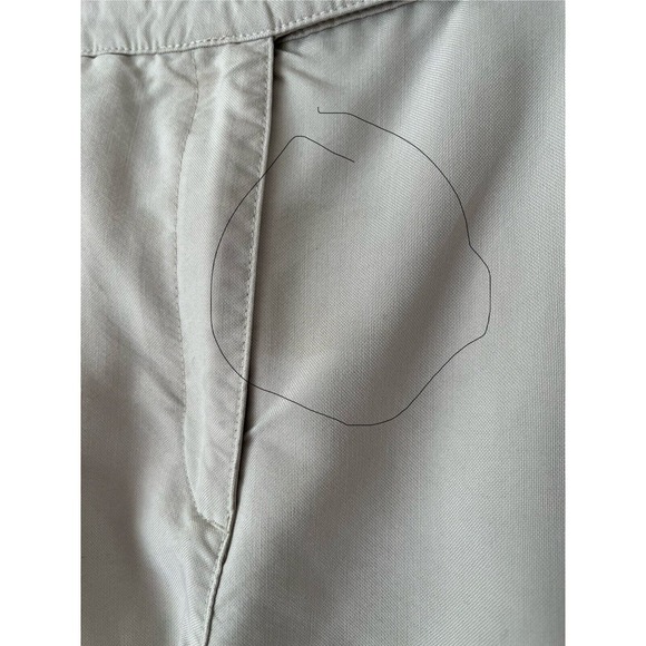 Liz Golf Khaki High Rise Pleated Tencel Lyocell Shorts Women’s Size 6 - Picture 4 of 7